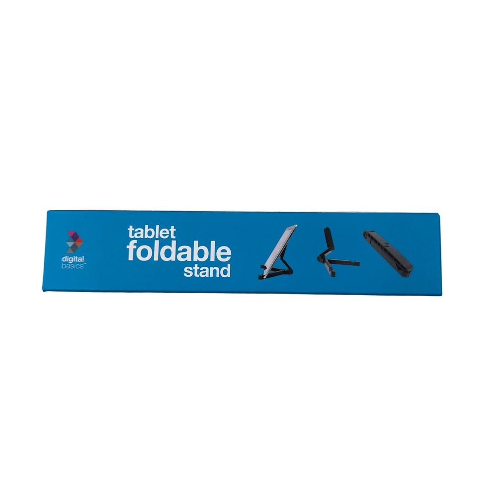 Digital Basics Tablet Foldable Stand Black Portable iPad Kindle Holder‎ New Toy